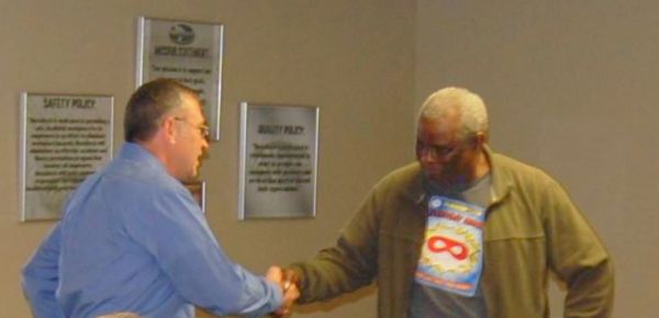 Curtis Frazier retires, shakes Darrel's hand