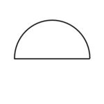 The GD&T symbol for surface profile looks like a half sun or protractor.
